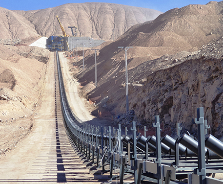 Construcción y montaje planta de chancado semi móvil y correas overland, Lomas II