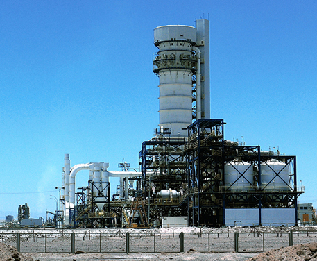 Planta de granulado / prilado en Coya Sur